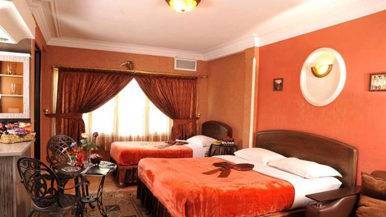 اتاق سه تخته هتل الیان تهران